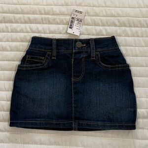 NWT The Children's Place Denim Skirt Baby Size 12-18 months